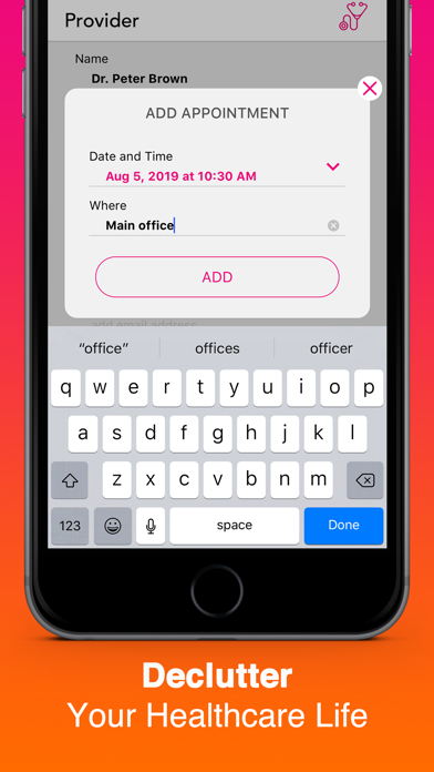 Tidy Health PHR screenshot 1