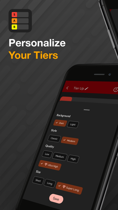 Tier List Maker: TierUp Ranker screenshot 3