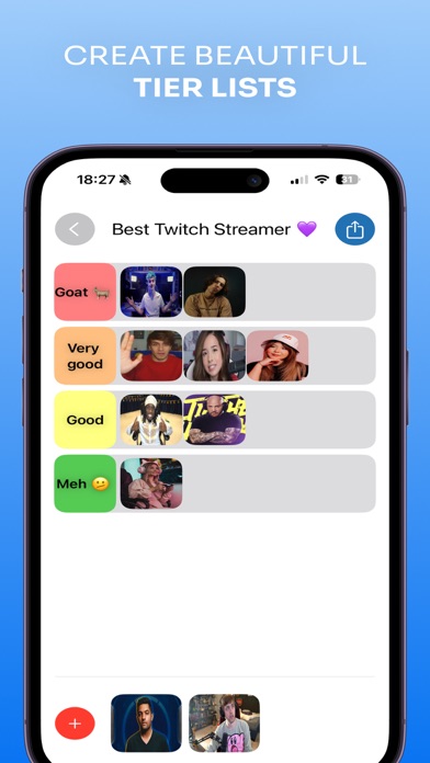 Tier List & Ranking Maker screenshot 2