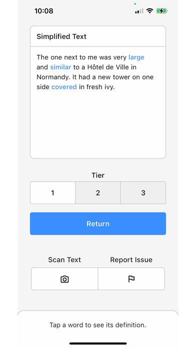 TIER - Simplify English screenshot 2