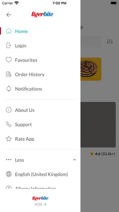 TIGER BITE FAST FOOD screenshot 1