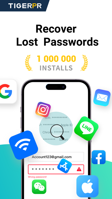 Tiger Password：Unlock&Recovery screenshot 5
