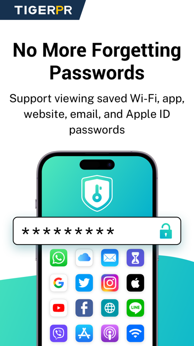 Tiger Password：Unlock&Recovery screenshot 1