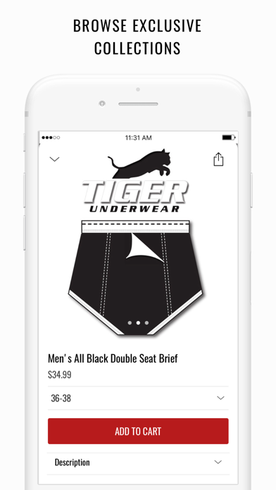 Tiger Underwear screenshot 3