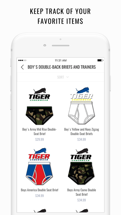 Tiger Underwear screenshot 2