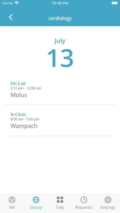 TigerConnect Scheduling screenshot 2