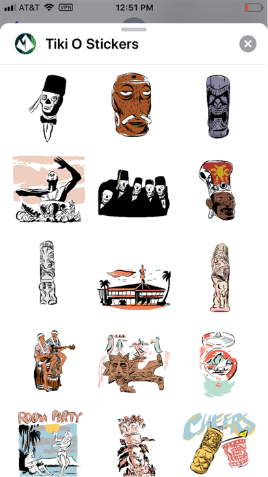 Tiki O Stickers screenshot 2
