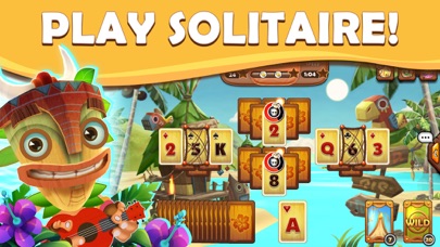 Tiki Solitaire TriPeaks screenshot 2