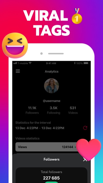 TikTrends-Followers,Likes,Fans screenshot 1