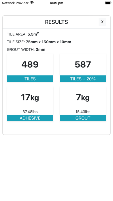 Tile Calc screenshot 1