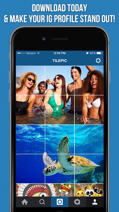 Tile Pic - Photo Banner Editor screenshot 1