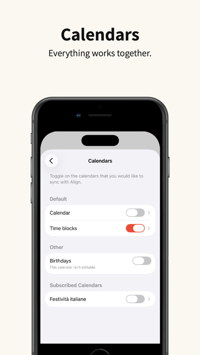 Time Blocking Planner: Align screenshot 2