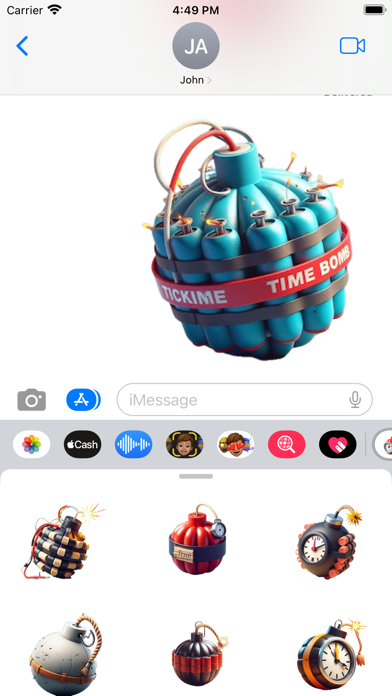 Time Bomb Stickers screenshot 2