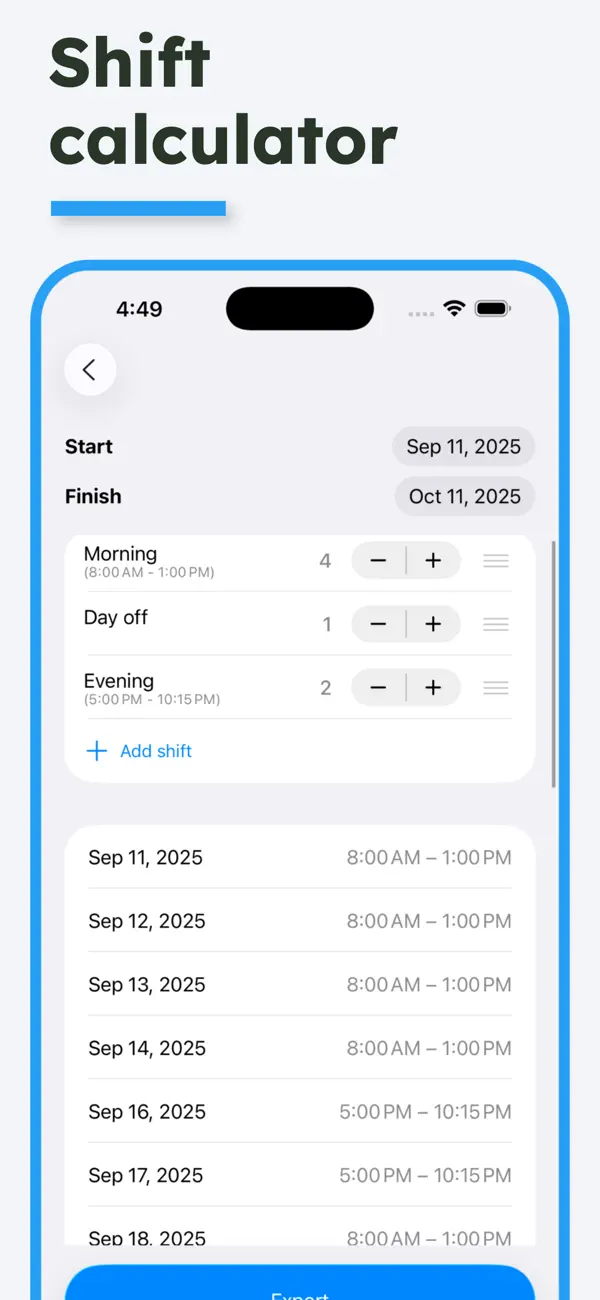 Time Calculator - Work Hours screenshot 3