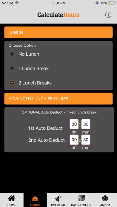 Time Card Calculator-Timeclock screenshot 4
