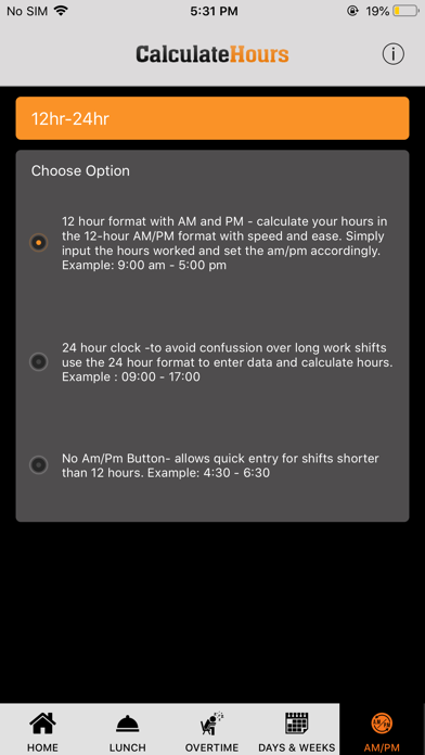 Time Card Calculator-Timeclock screenshot 1