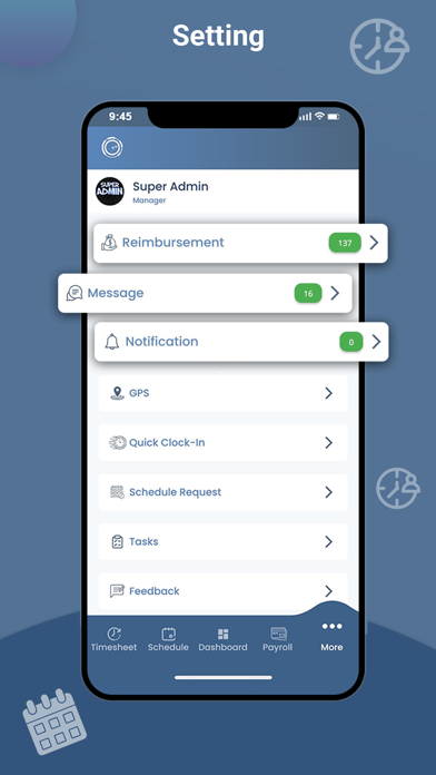 Time Clock Wizard screenshot 1