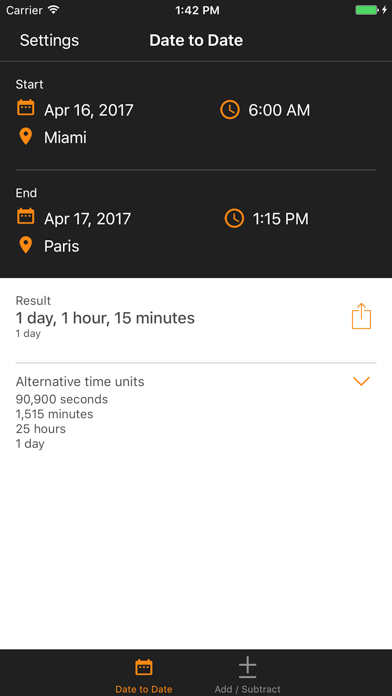 Time & Date Calculator screenshot 5