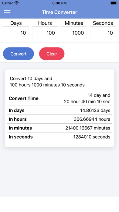 Time Duration/Add Calculator screenshot 1
