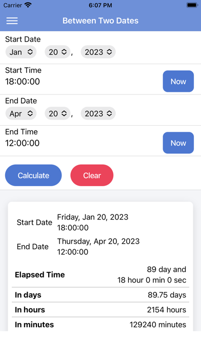 Time Duration/Add Calculator screenshot 3