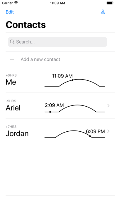 Time Lines - World Clock screenshot 2