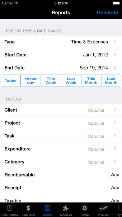Time Master + Billing screenshot 2