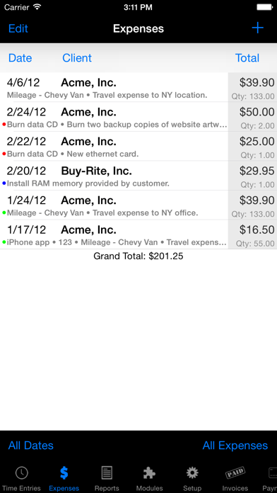 Time Master + Billing screenshot 3