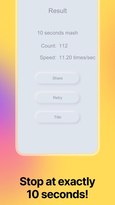 Time Perception Test screenshot 2