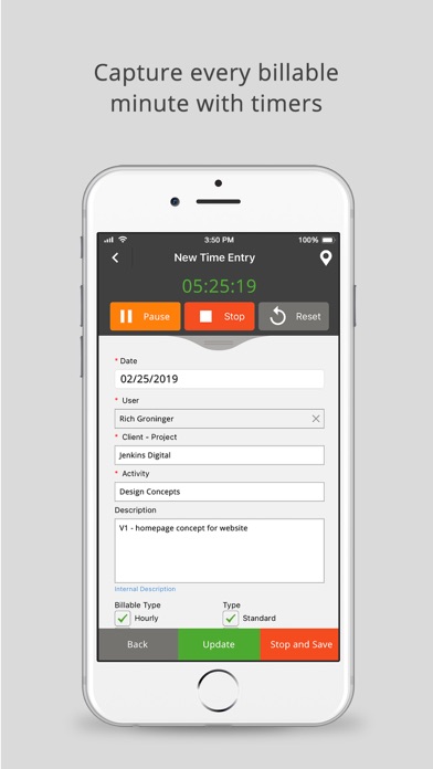 Time Tracker by eBillity screenshot 5