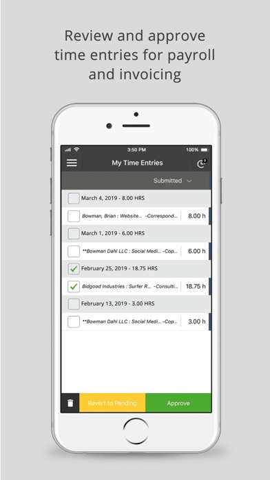 Time Tracker by eBillity screenshot 2