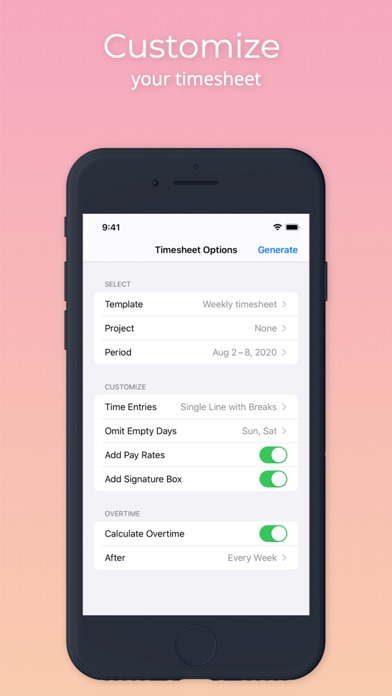 Time Tracker: Manage your time screenshot 3