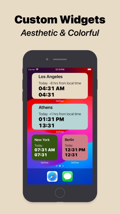 Time Zone Clock - GoTime screenshot 2