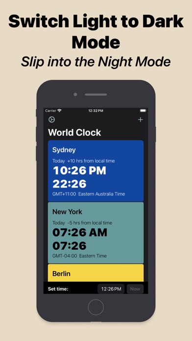 Time Zone Clock - GoTime screenshot 1