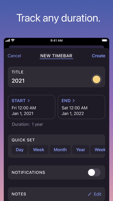 Timebar: Passage of Time screenshot 1
