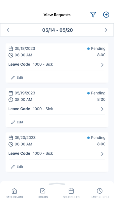TimeClock Plus Clock screenshot 2