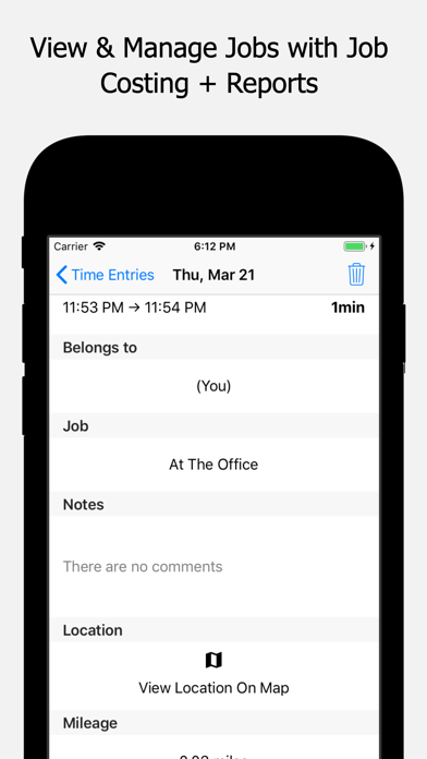 Timeero GPS Time Tracking screenshot 4