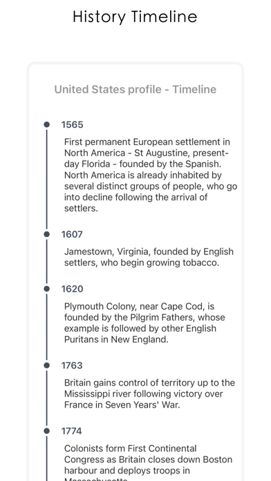Timeline - line of events screenshot 2