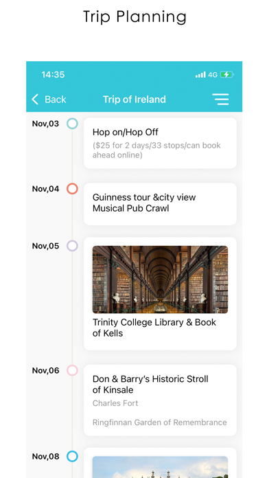 Timeline - line of events screenshot 3