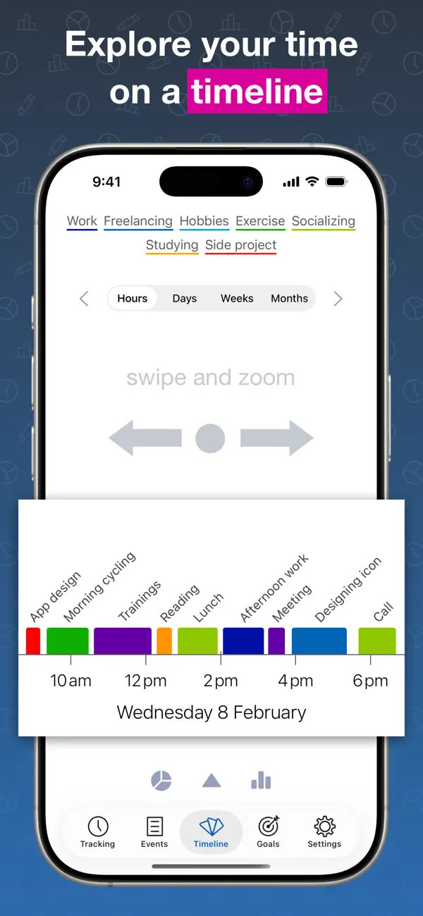 Timelines Time Tracking screenshot 3