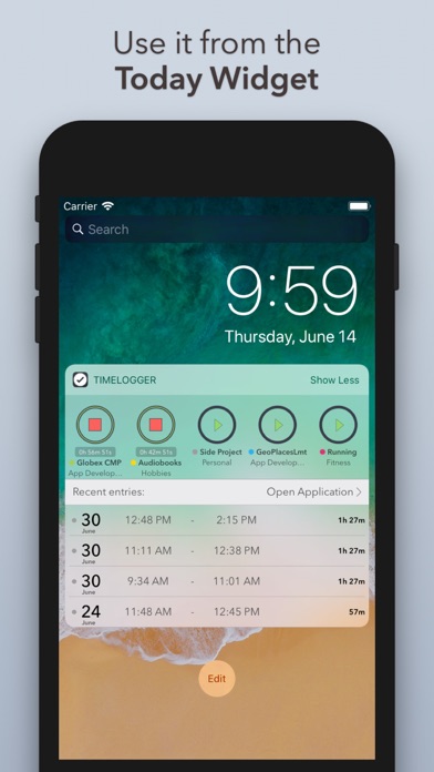 Timelogger: Time Tracking screenshot 1