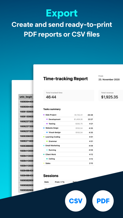 Timemator: Time Tracking screenshot 2