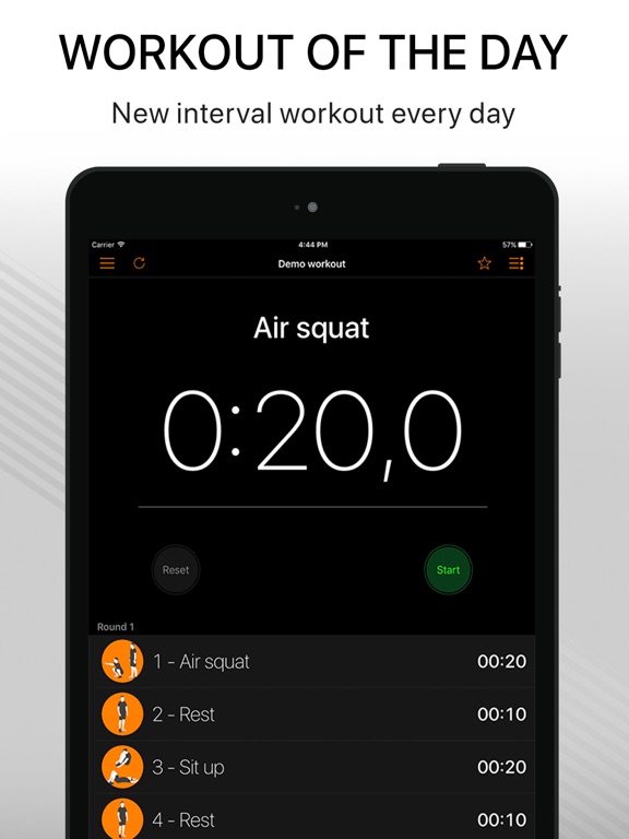 Timer Tabata for Workout, HIIT screenshot 2