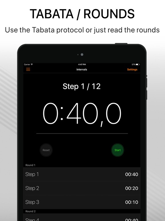 Timer Tabata for Workout, HIIT screenshot 4
