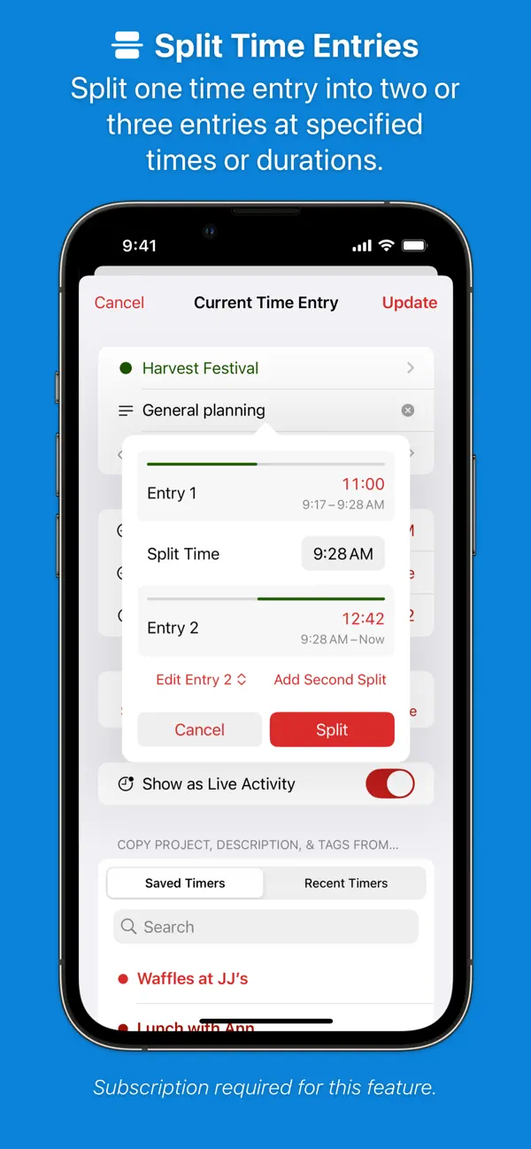 Timery: Time Tracker screenshot 2