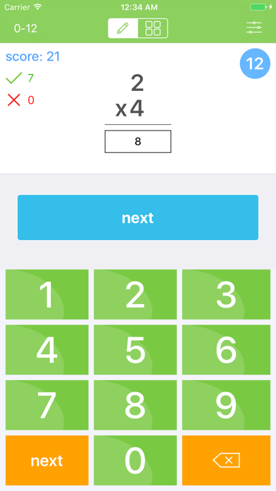 Times Tables - Flash Quiz screenshot 5