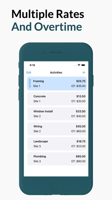 Timesheet & Activity Log screenshot 3