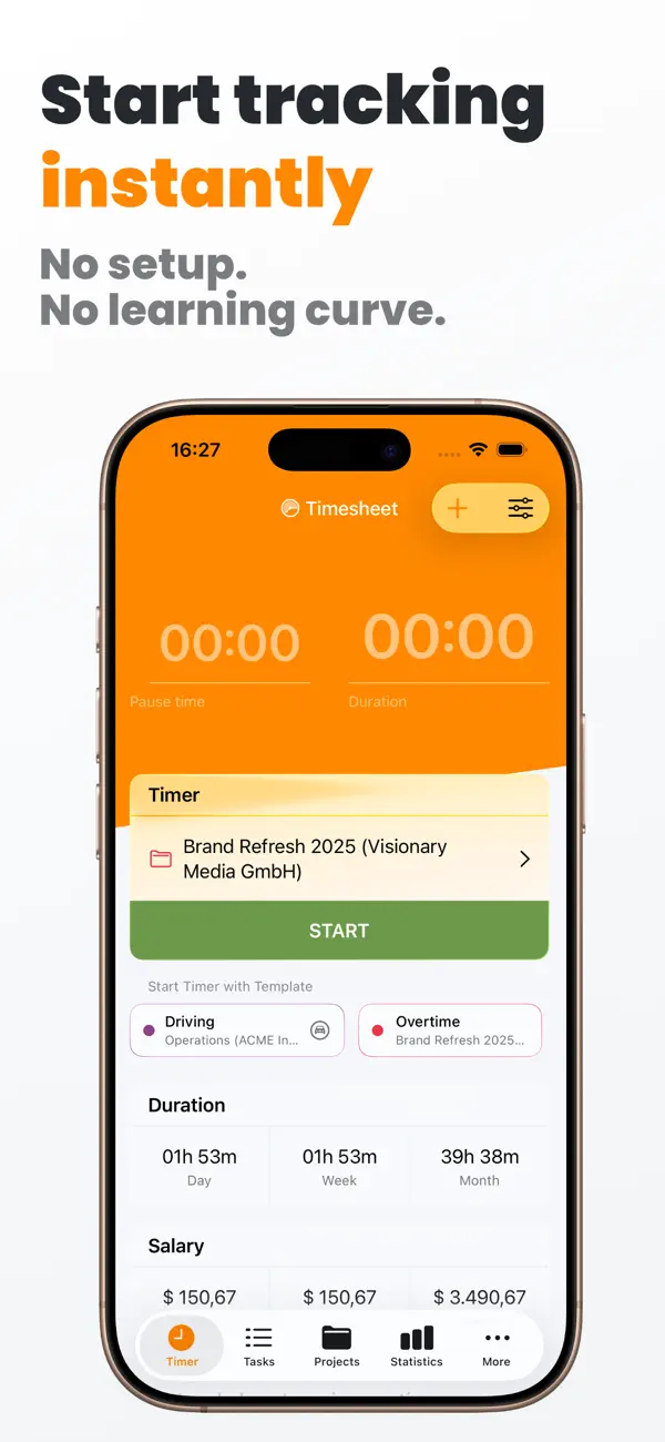Timesheet IO - Time Tracker screenshot 5