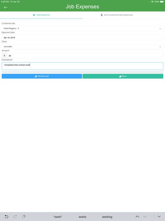 Timesheet Mobile™ screenshot 1