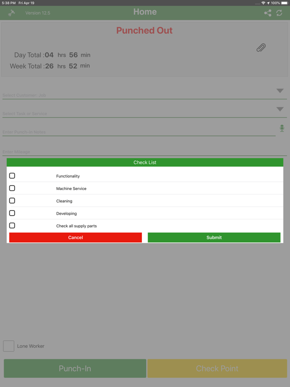 Timesheet Mobile™ screenshot 4