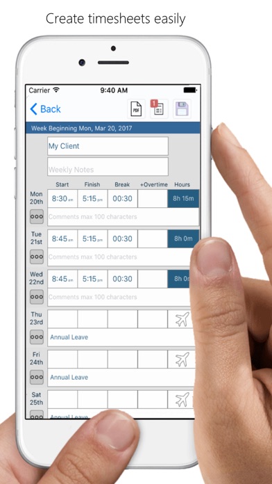 Timesheet PDF screenshot 4